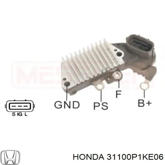 31100P1KE06 Honda alternador