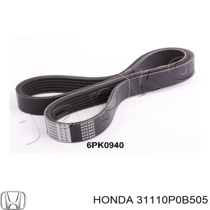31110P0B505 Honda correa trapezoidal