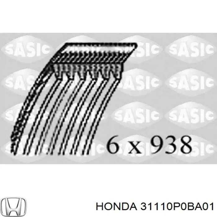 9936680940 Toyota Correa poly v