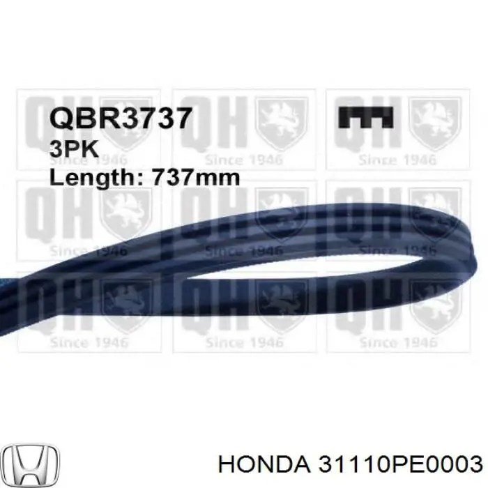 31110-PE0-003 Honda correa trapezoidal
