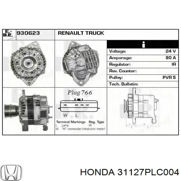 Puente rectificador del alternador WAI IMR7579 precio, desde 28,03 EUR