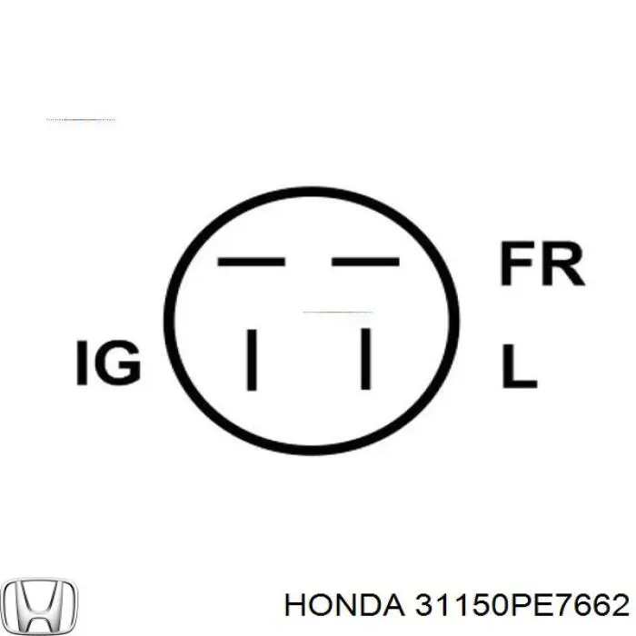 31150PE7662 Honda regulador del alternador