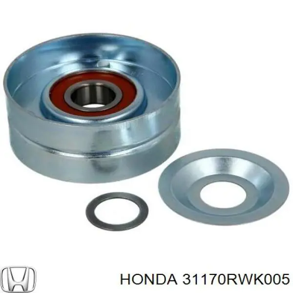 Tensor de la correa trapecial poli v Honda 31170RWK005