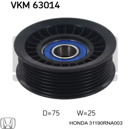 Rodillo tensor Honda 31190RNA003