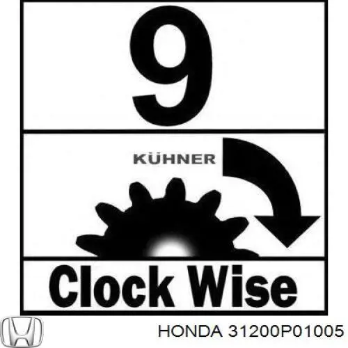 31200PE1671 Honda Arranque motores