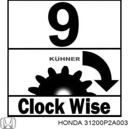 Burro de arranque  Honda 31200P2A003 precio, desde 75,50 EUR