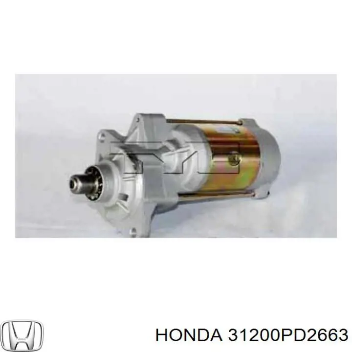 31200PD2663 Honda motor de arranque