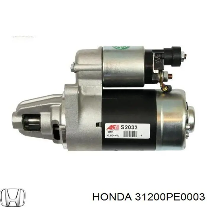 31200PE0003 Honda motor de arranque