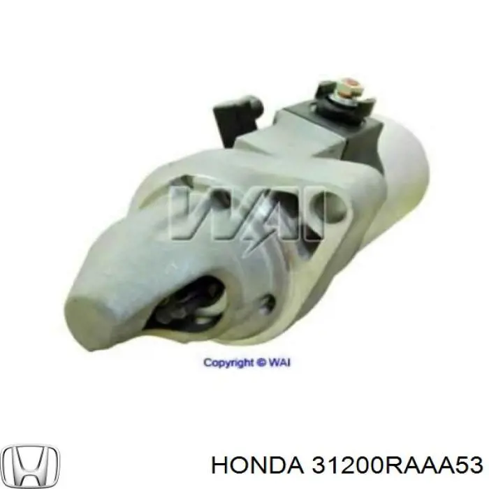 31200RAAA53 Honda motor de arranque