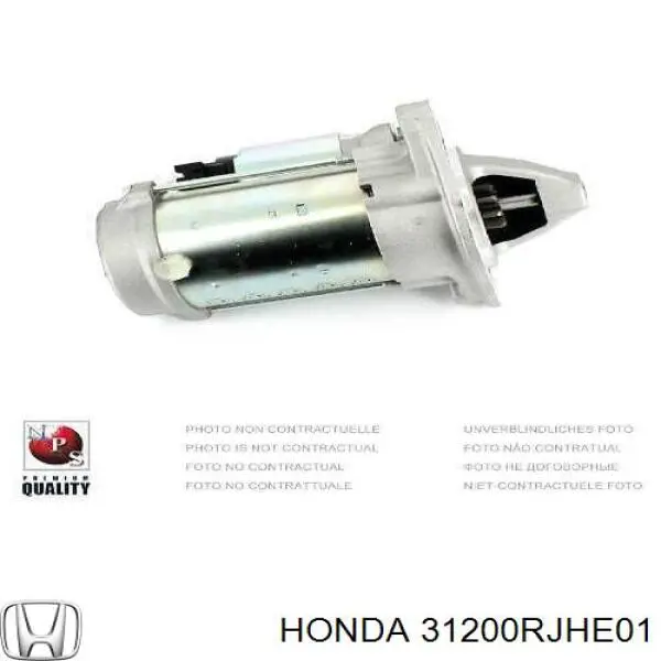 31200RDBA01 Honda motor de arranque