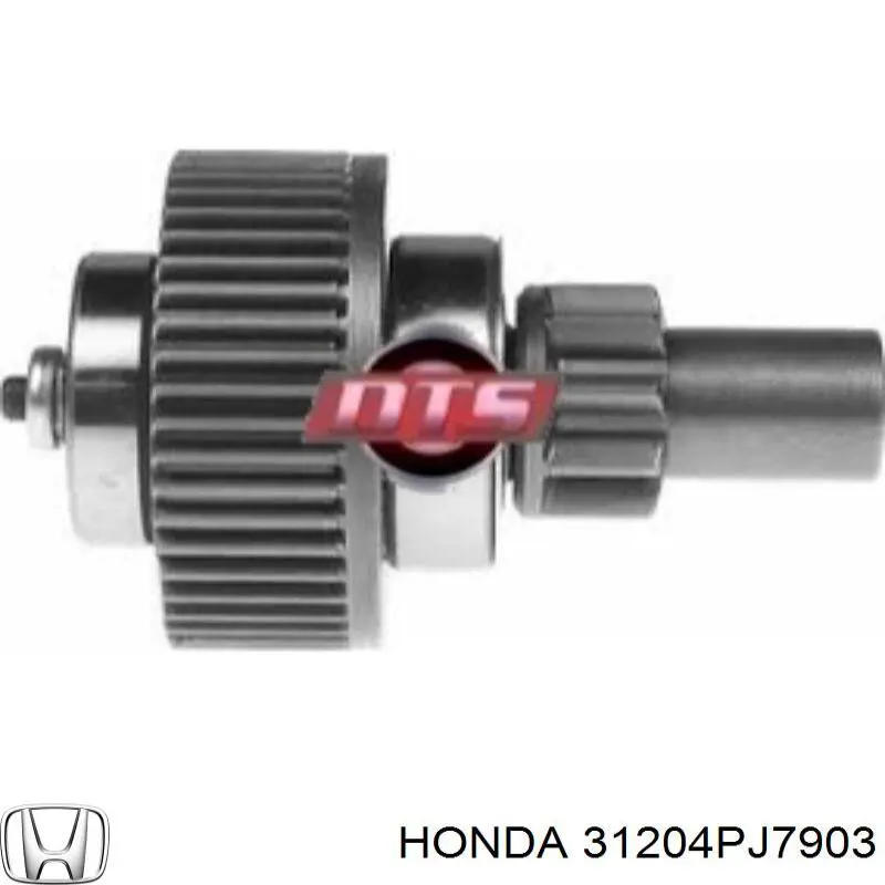 31204-PJ7-903 Honda bendix, motor de arranque
