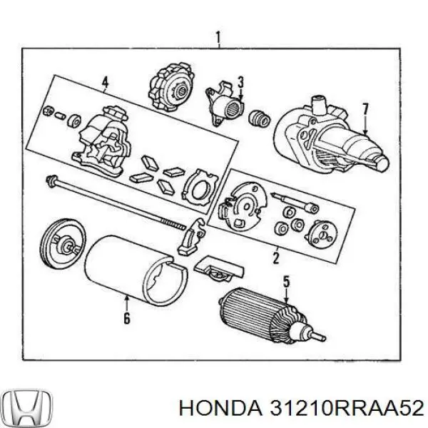 31210RRAA52 Honda