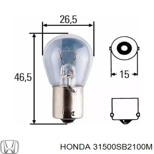 Comprar 31500SB2100M Honda Batería de coche