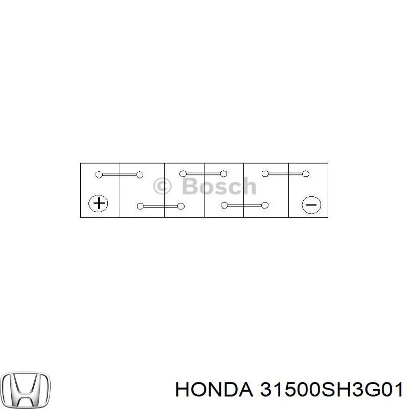 Batería de Arranque Honda (31500SH3G01)