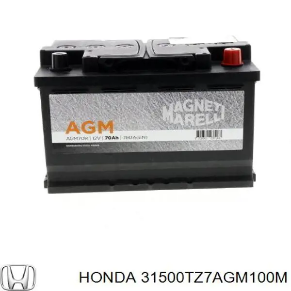 Batería de arranque Honda 31500TZ7AGM100M precio, desde 100,93 EUR