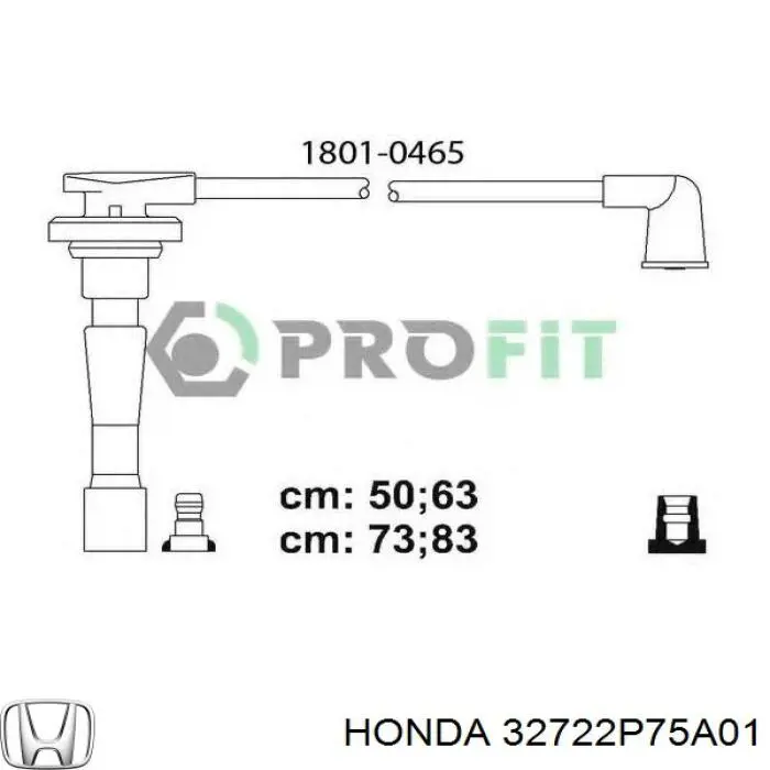 Juego de cables de bujias Honda 32722P75A01 precio, desde 33,42 EUR