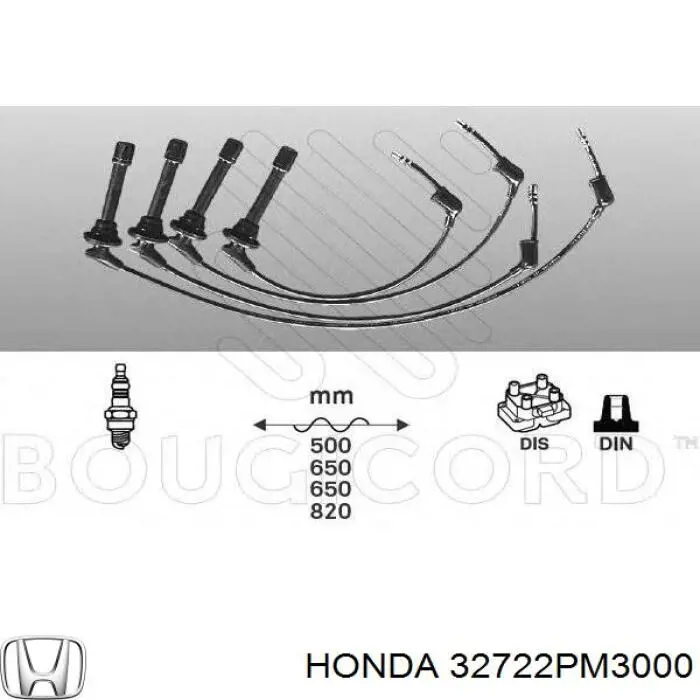 Juego de cables de bujias Honda 32722PM3000 precio, desde 49,29 EUR