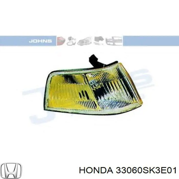 Luz de gálibo delantera derecha para Honda Concerto (HW)