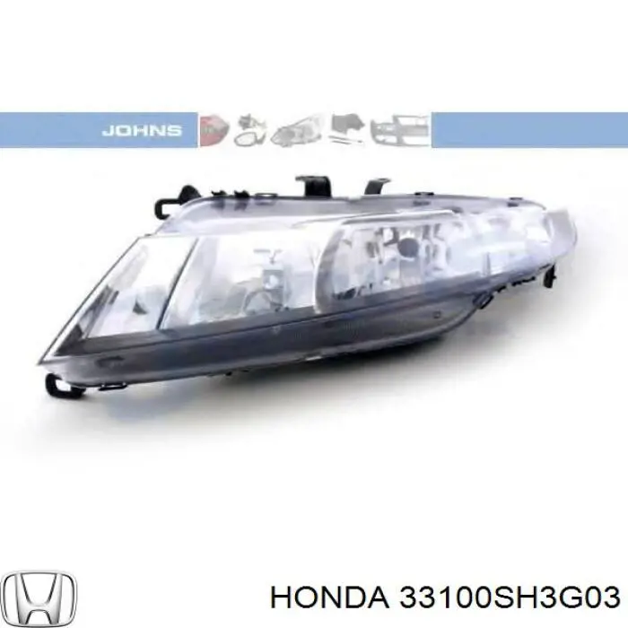 Faro derecho para Honda Civic 4 (ED)