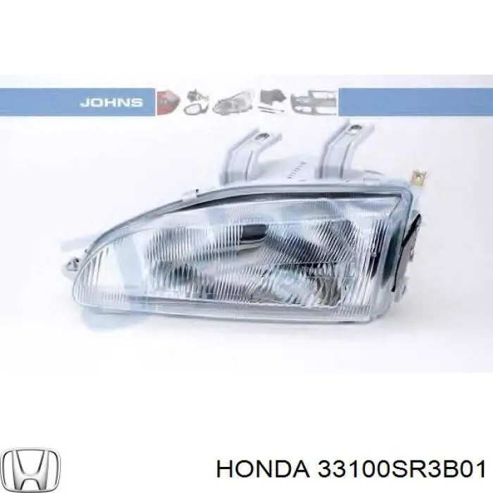 33100SR3B01 Honda faro derecho