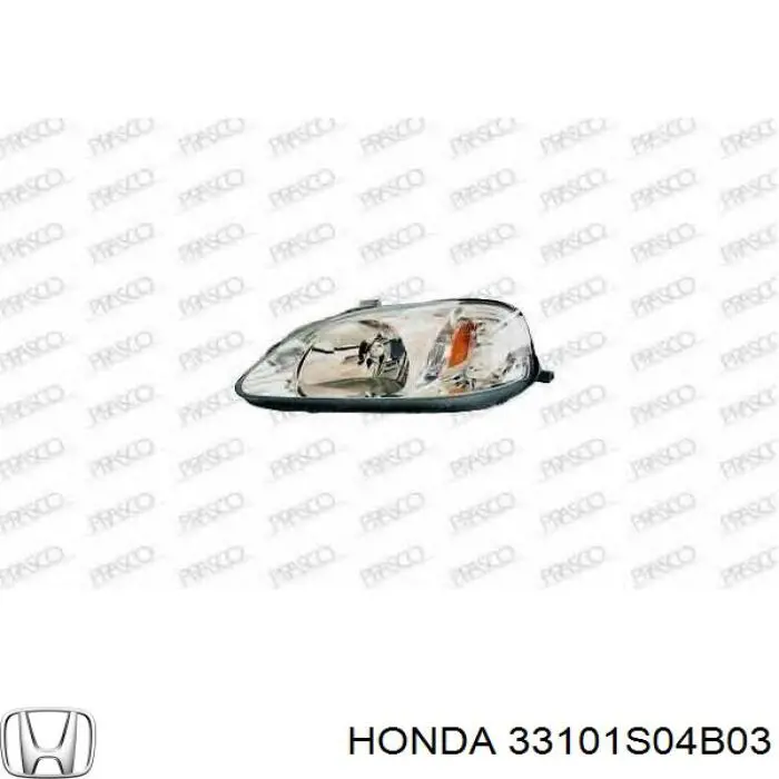 33101S04B03 Honda faro derecho