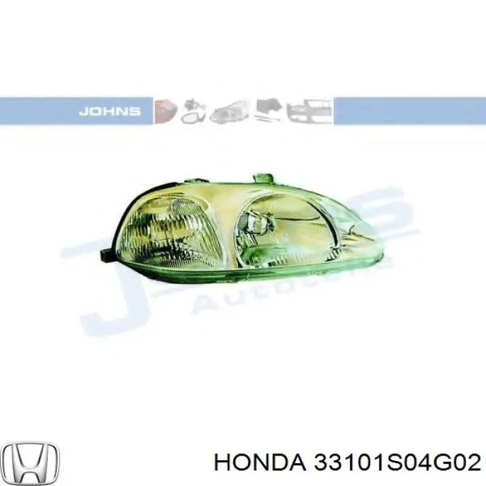 Faro derecho para Honda Accord (CE, CF)