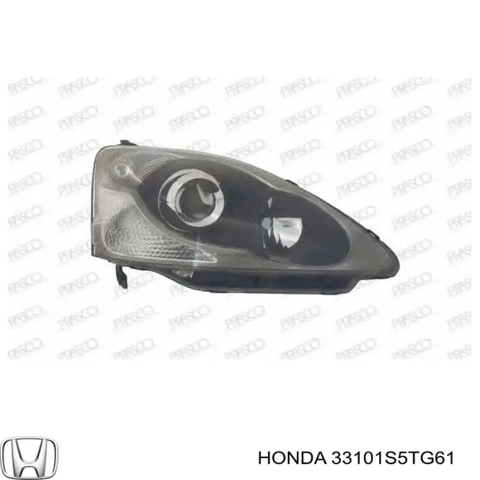 Faro derecho para Honda Civic (EN2, ES9)