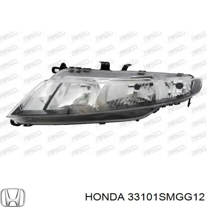 33101SMGG12 Honda faro derecho