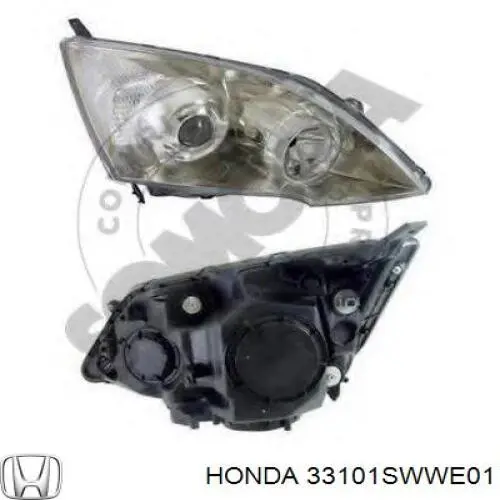 33101SWWE01 Honda faro derecho