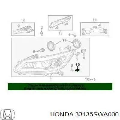 33135SWA000 Honda