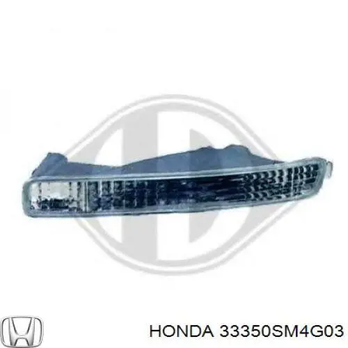 33350SM4G03 Honda piloto intermitente izquierdo