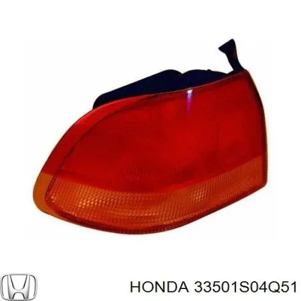 33501S04Q51 Honda piloto posterior exterior derecho