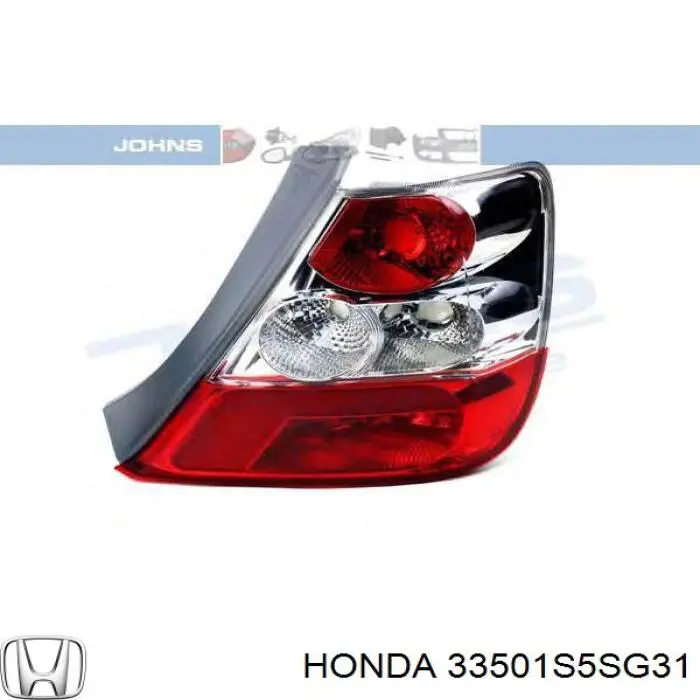 Comprar 33501S5SG31 Honda Piloto trasero derecho