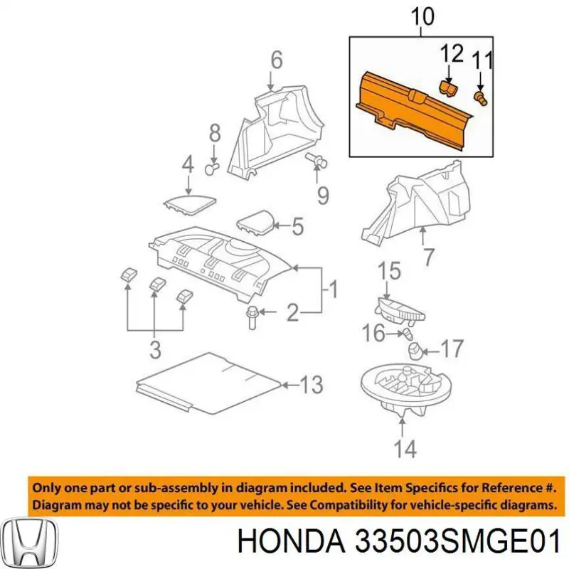 33503SMGE01 Honda