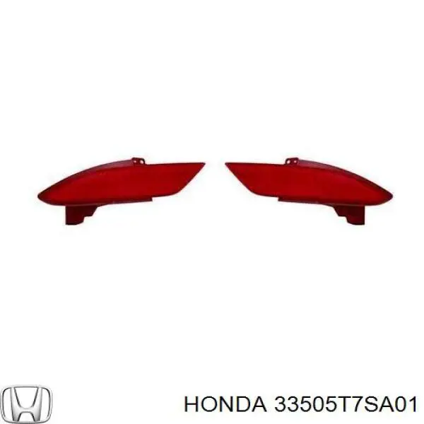 Reflector, paragolpes trasero, derecho Honda HR-V (RU)