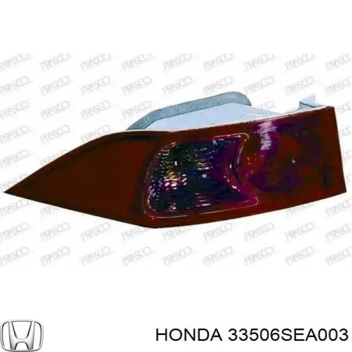 Piloto trasero exterior izquierdo 33506SEA003 Honda