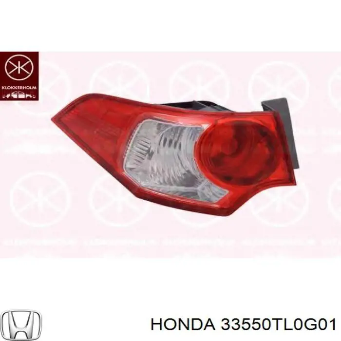 Comprar 33550TL0G01 Honda Piloto trasero exterior izquierdo