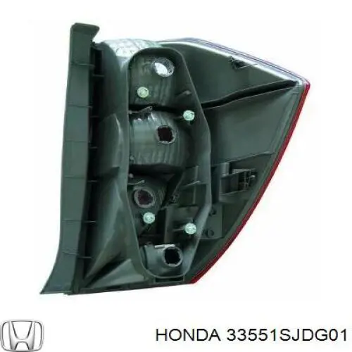 Piloto posterior izquierdo para Honda FR-V (BE)