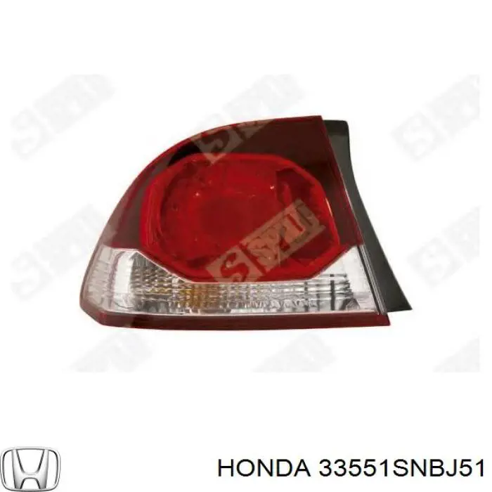33551SNBG51 Honda Piloto trasero exterior izquierdo
