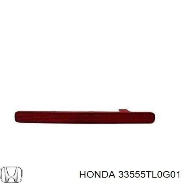 Reflector trasero izquierdo del parachoques Honda 33555TL0G01 precio, desde 21,30 EUR