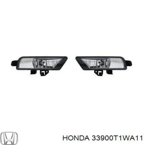 33900T1WA11 Honda faro antiniebla derecho