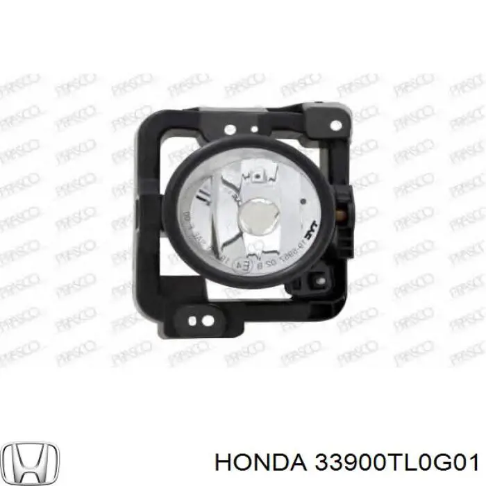 Luz antiniebla derecha para Honda Accord (CU)