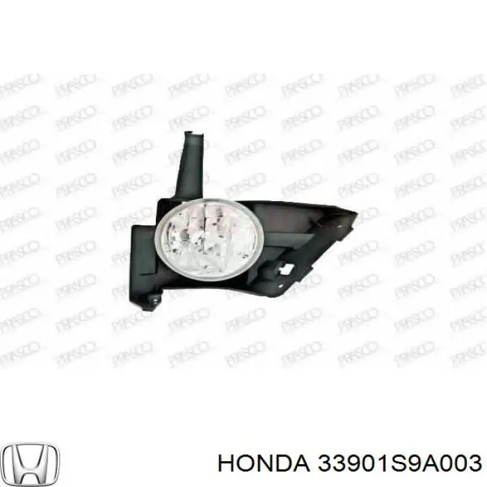 33901S9A003 Honda faro antiniebla derecho