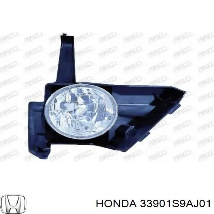 33901S9AJ01 Honda faro antiniebla derecho