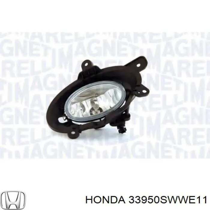 Luz antiniebla izquierda para Honda CR-V (RE)