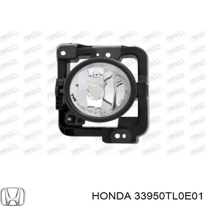 33950TL0E01 Honda faro antiniebla izquierdo