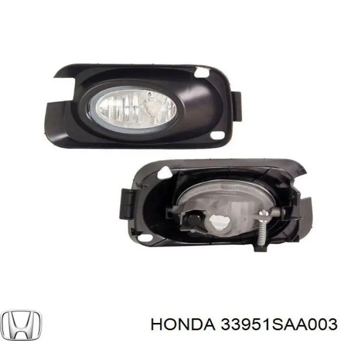 Luz antiniebla izquierda para Honda Accord (CM, CN)