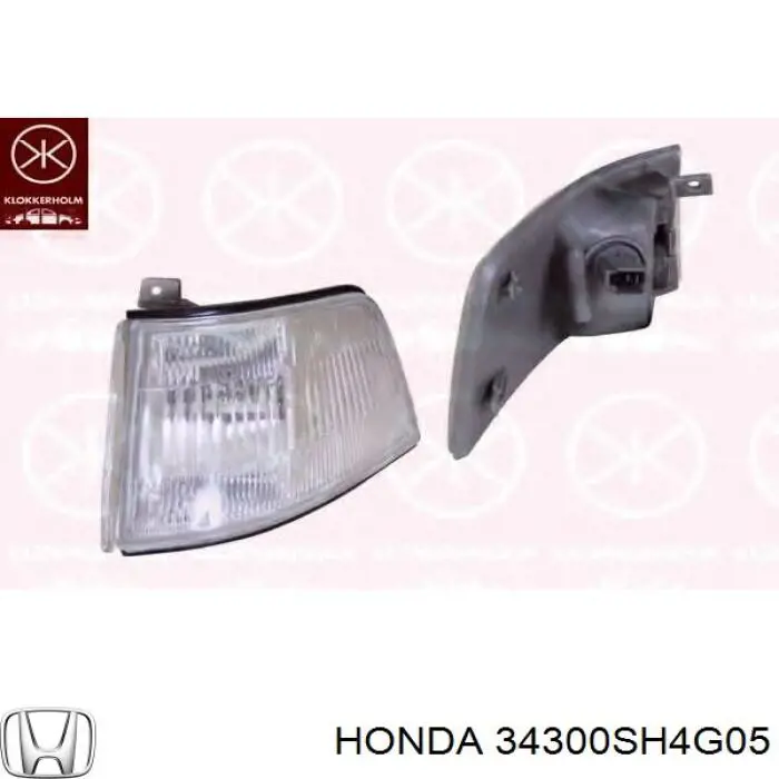 Luz de gálibo delantera derecha para Honda Civic (ED)