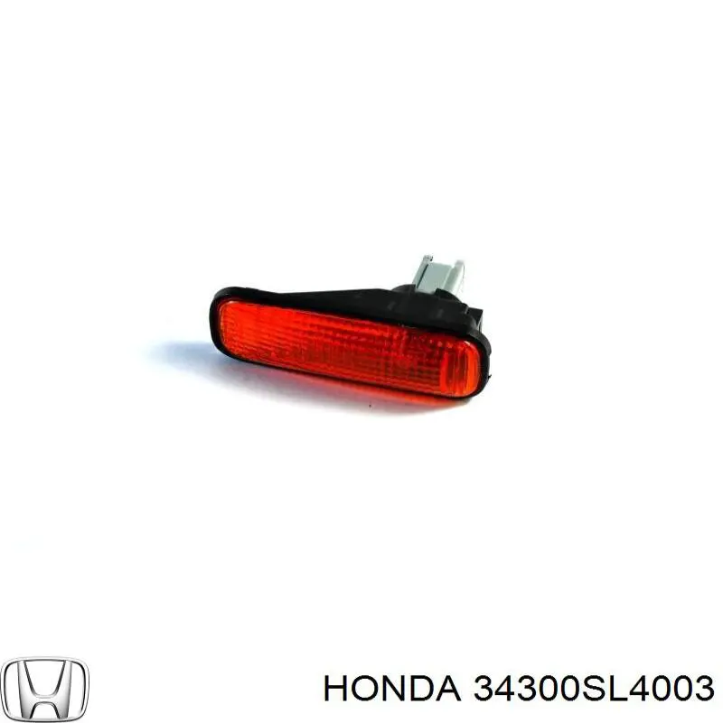 34300SL4003 Honda luz intermitente guardabarros izquierdo