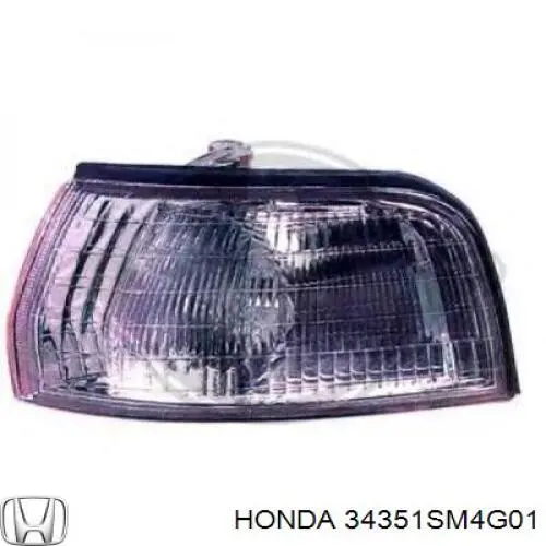 34351SM4G01 Honda luz de gálibo delantera izquierda